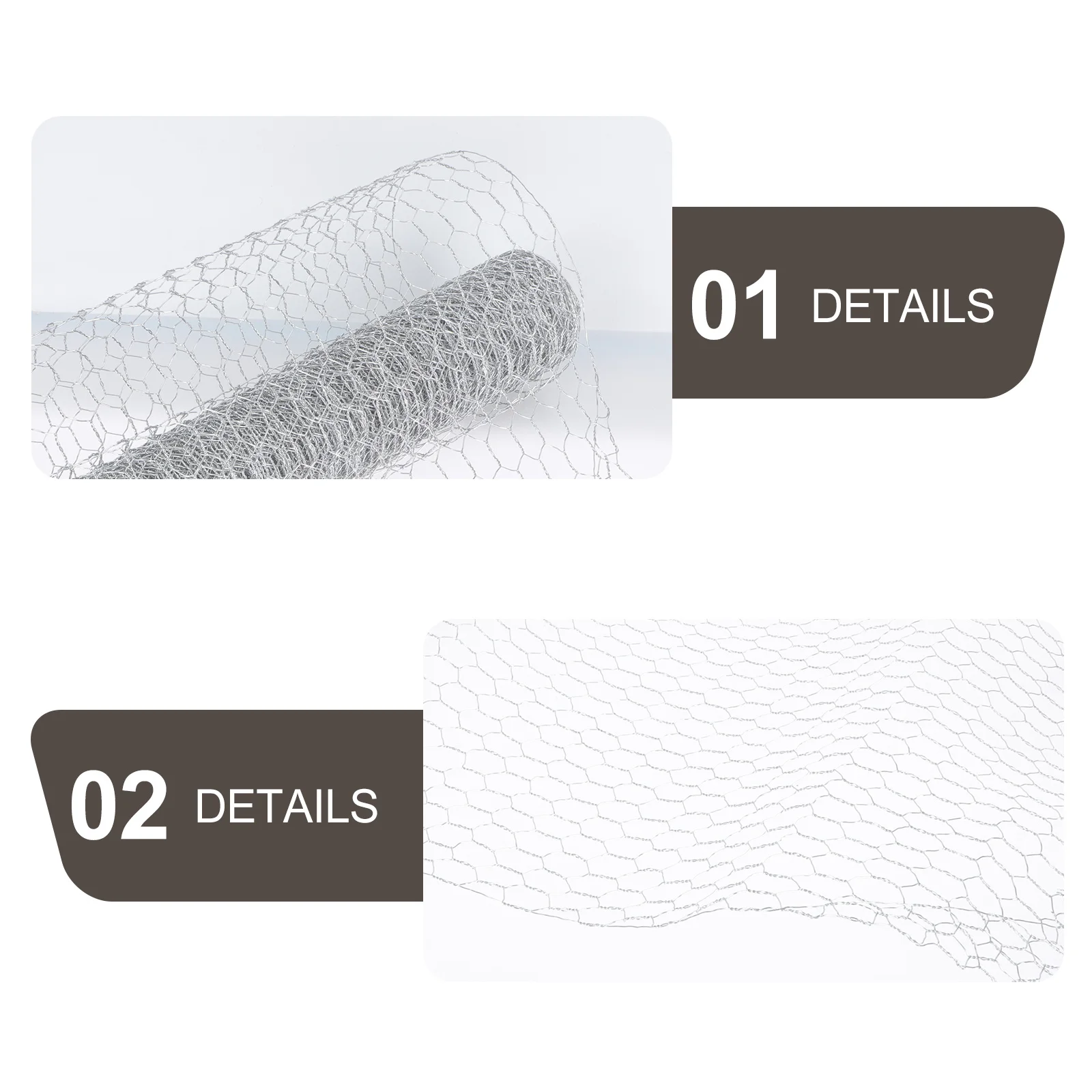 Galvanized Iron Wire Mesh Chicken Netting Hexagonal Metal Grid For Garden Fence Drainage Ventilation Livestock Poultry Farming
Galvanized Iron Wire Mesh Chicken Netting Hexagonal Metal Grid For Garden Fence Drainage Ventilation Livestock Poultry Farming