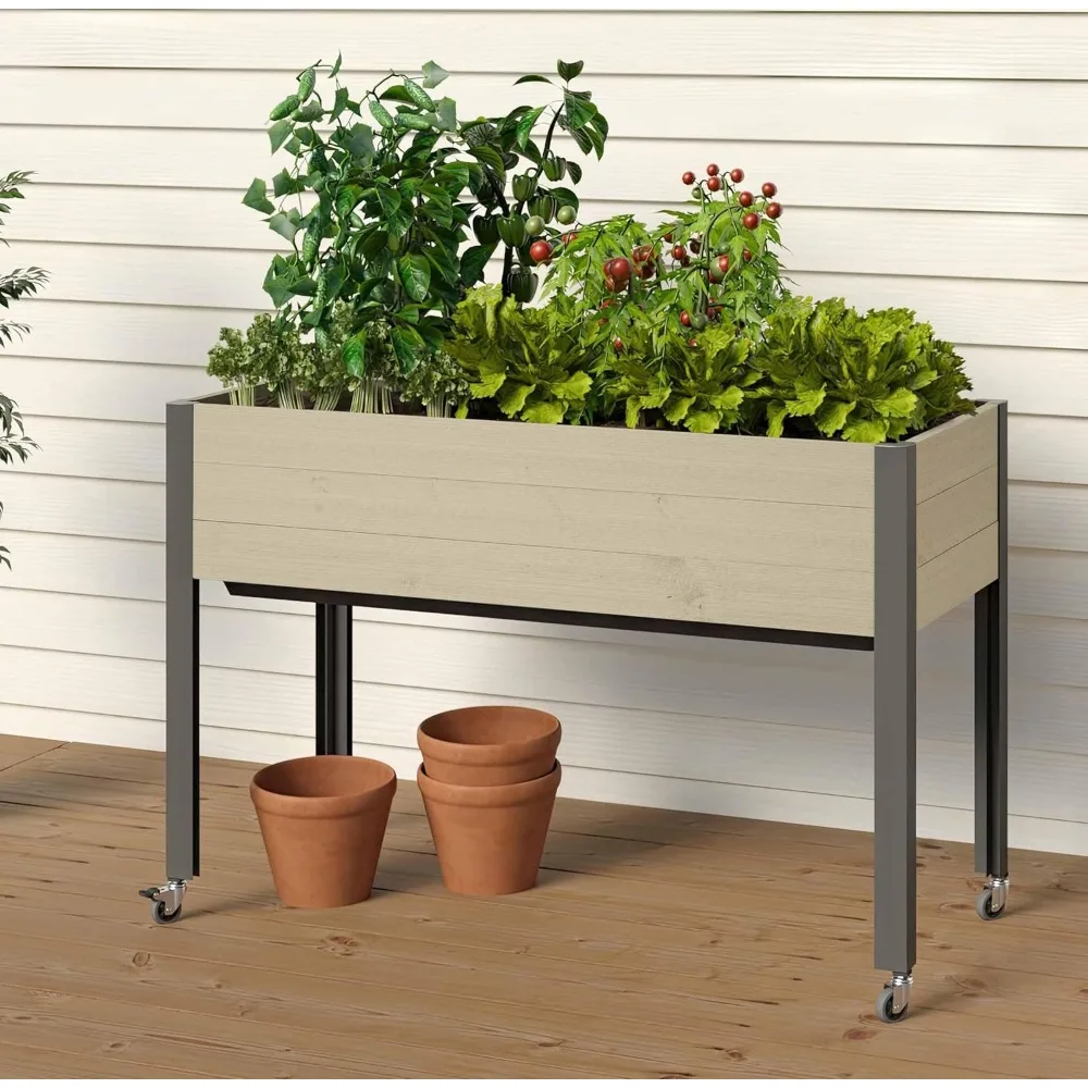 Raised Garden Bed CedarCraft Self-Watering,21" x 47" x 32"H, Container Gardening with of a Self-Watering Irrigation System
Raised Garden Bed CedarCraft Self-Watering,21" x 47" x 32"H, Container Gardening with of a Self-Watering Irrigation System