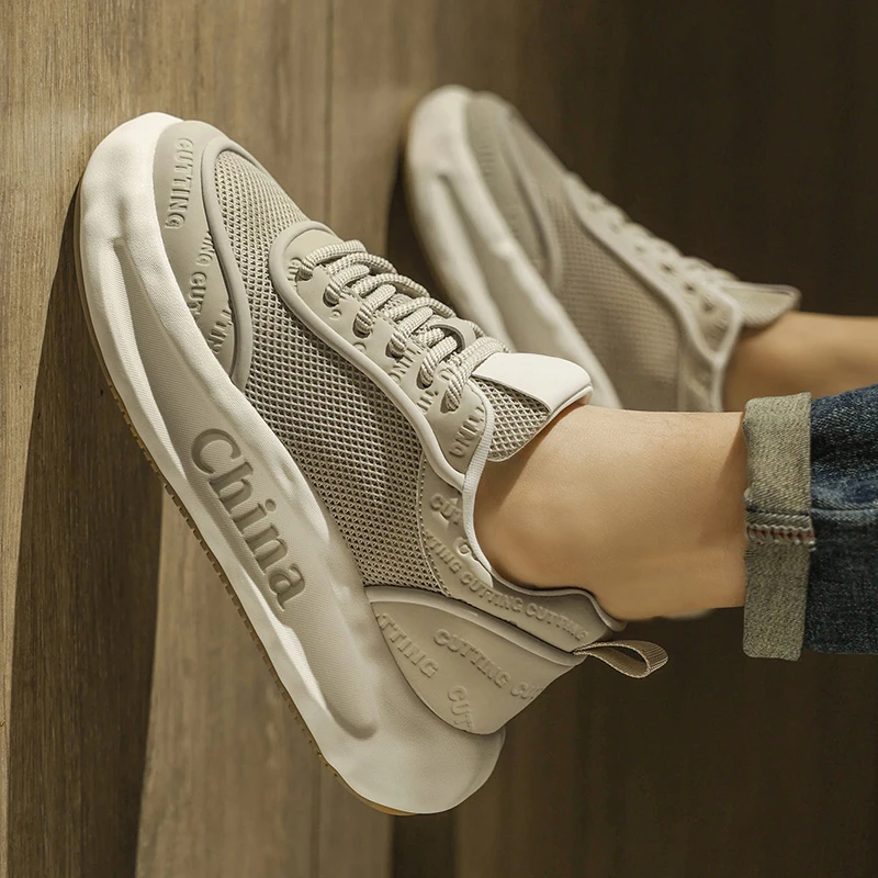 Men's Summer Breathable Thin Mesh Running Shoes Thick Bottom Airy Sports Casual Fashionable Hollow out Trendy Footwears
Men's Summer Breathable Thin Mesh Running Shoes Thick Bottom Airy Sports Casual Fashionable Hollow out Trendy Footwears