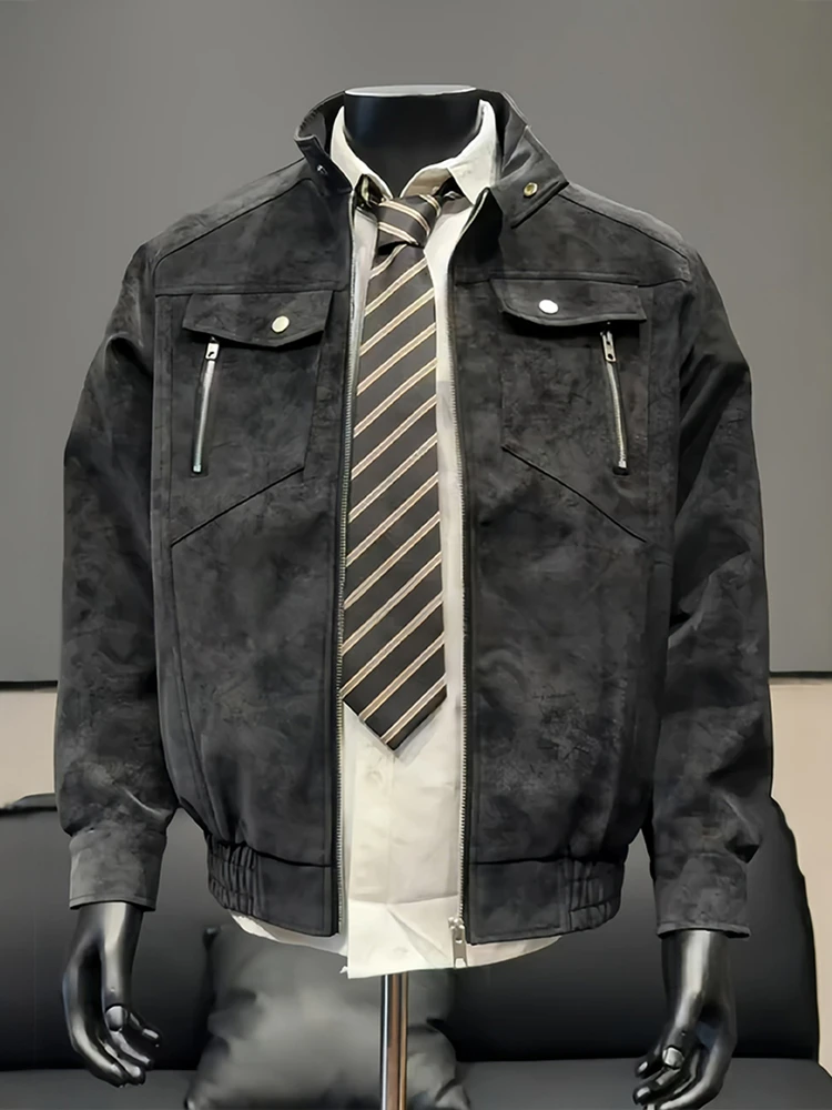 Мужская рабочая куртка-бомбер из искусственной кожи с эффектом окрашивания, с воротником-стойкой, на молнии, ветрозащитная...
Мужская рабочая куртка-бомбер из искусственной кожи с эффектом окрашивания, с воротником-стойкой, на молнии, ветрозащитная...