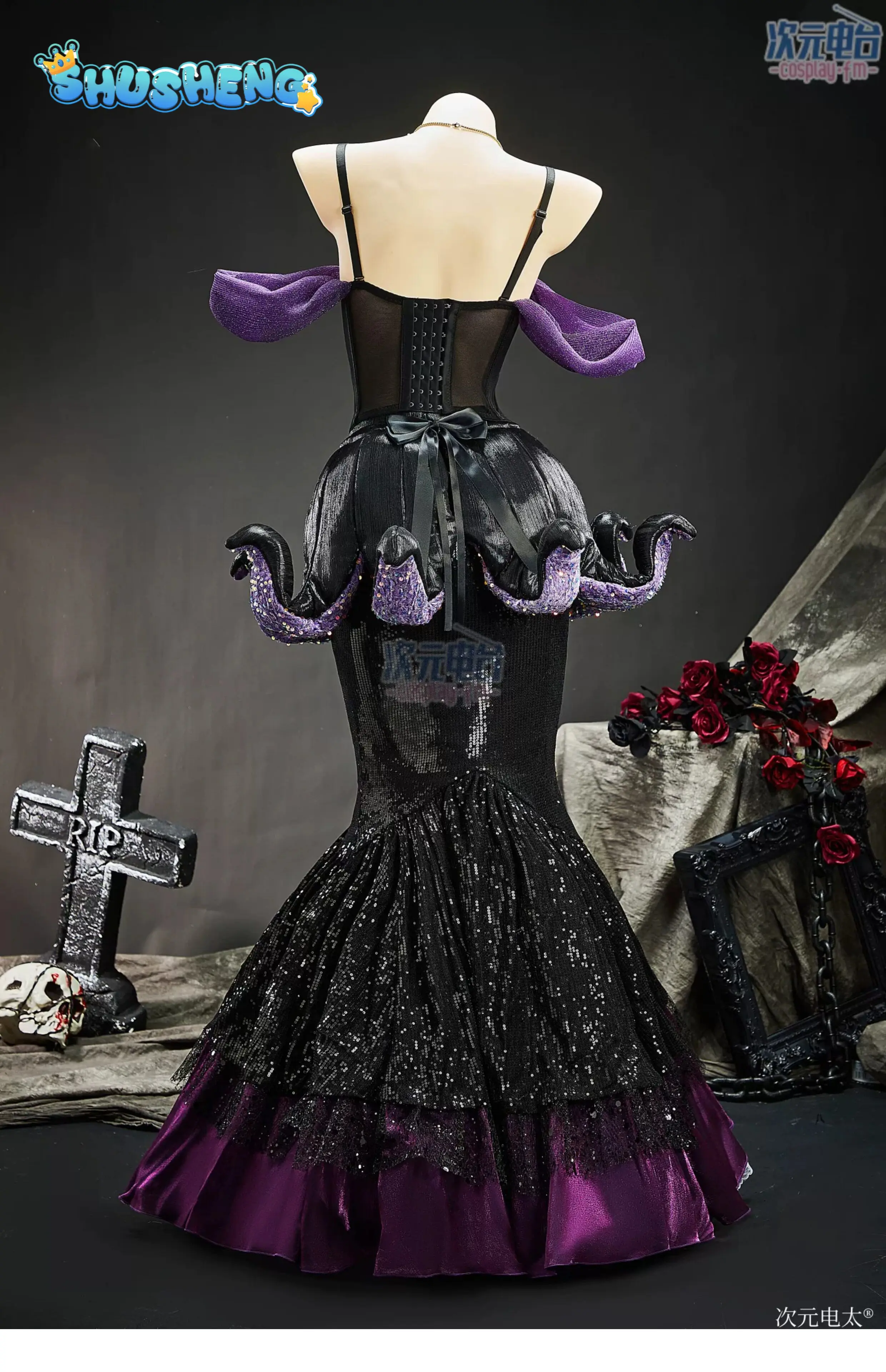 Game Zenless Zone Zero Yidhari Murphy ZZZ Cosplay Costume Halloween Women gorgeous black purple party octopus evening dress
Game Zenless Zone Zero Yidhari Murphy ZZZ Cosplay Costume Halloween Women gorgeous black purple party octopus evening dress