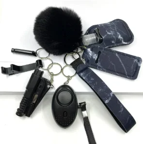 Self Defense Security Keychain Set With Personal Alarm Protective Keychain Accessories For Women Girls Safety Keychain Full Set
Self Defense Security Keychain Set With Personal Alarm Protective Keychain Accessories For Women Girls Safety Keychain Full Set