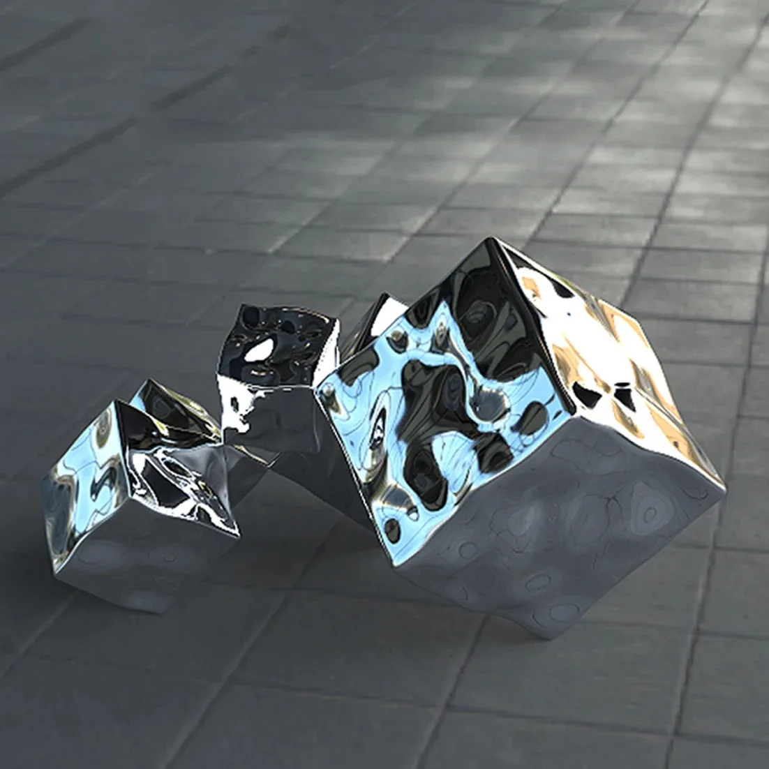 *& Living Room Exhibition Hall Garden Park Shopping Mall Stainless Steel Water Cube Combination Sculpture
*& Living Room Exhibition Hall Garden Park Shopping Mall Stainless Steel Water Cube Combination Sculpture