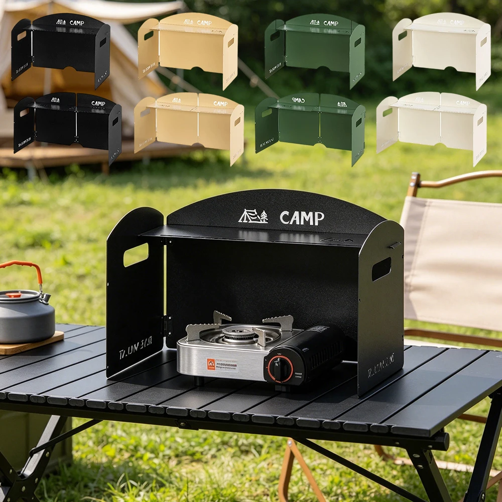 Folding Gas Stove Windshield Portable Carbon Steel Outdoor Gas Stove Wind Shield Camping BBQ Burner Windproof Screen
Folding Gas Stove Windshield Portable Carbon Steel Outdoor Gas Stove Wind Shield Camping BBQ Burner Windproof Screen