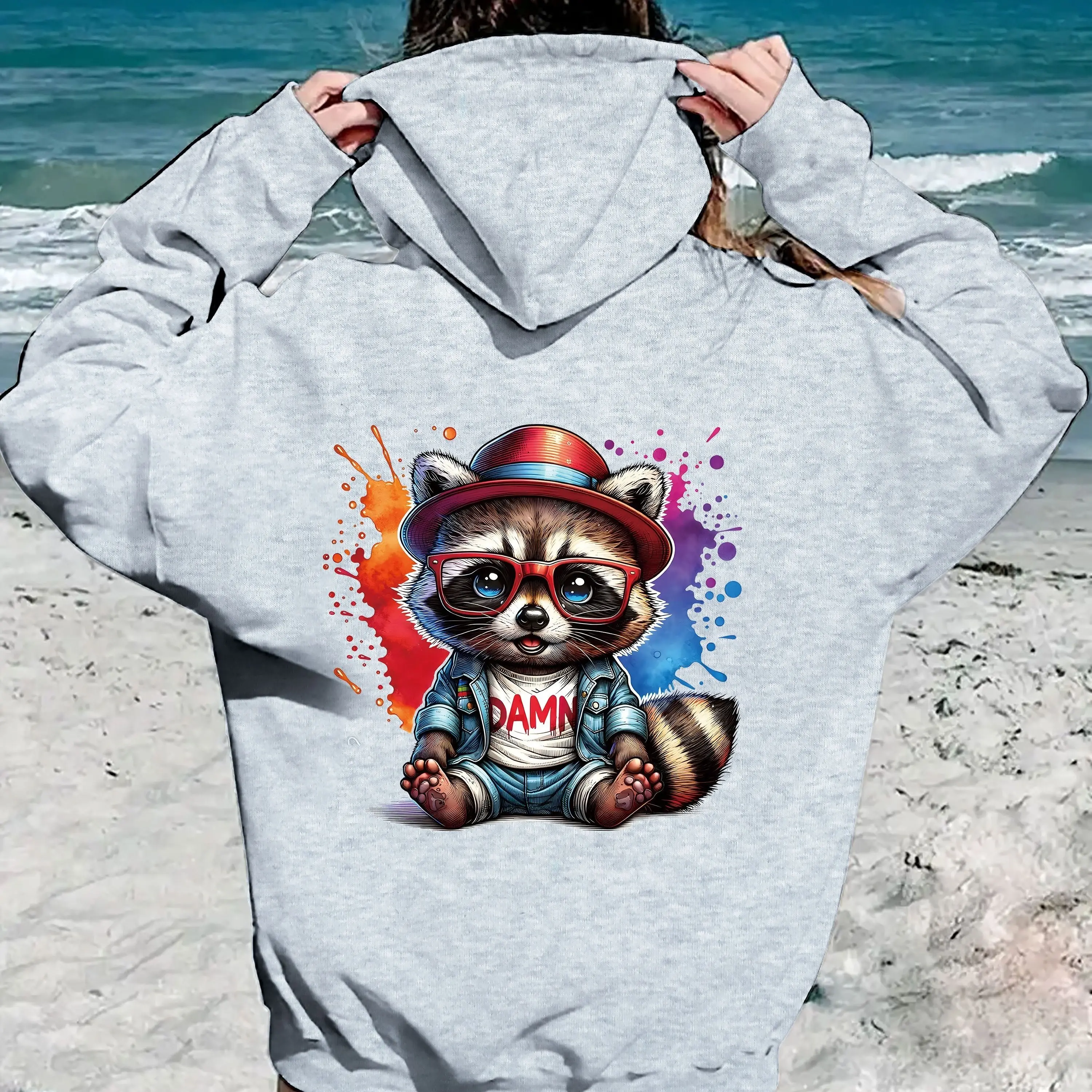 Cartoon Raccoon Graphic Printing Autumn and Winter Pure Cotton Men's and Women's Hoodies Casual Outdoor Street Sports Training
Cartoon Raccoon Graphic Printing Autumn and Winter Pure Cotton Men's and Women's Hoodies Casual Outdoor Street Sports Training