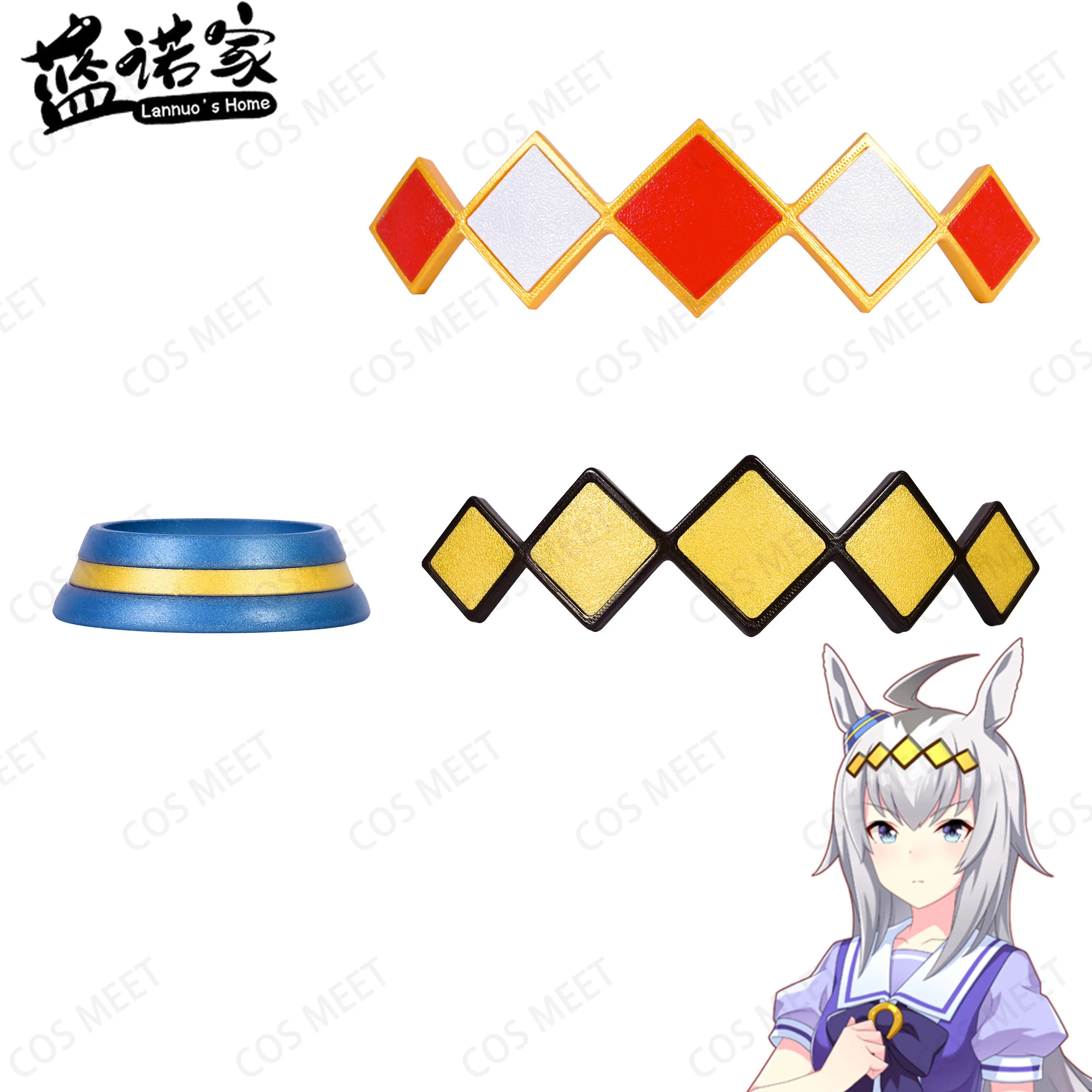 【Lannuo's Home】Аниме-аксессуар Uma Musume: парик-повязка на голову «Золушка Грей Огури», реквизит для косплея, Хэллоуина, карнавала, эластичная повязка для волос
【Lannuo's Home】Аниме-аксессуар Uma Musume: парик-повязка на голову «Золушка Грей Огури», реквизит для косплея, Хэллоуина, карнавала, эластичная повязка для волос