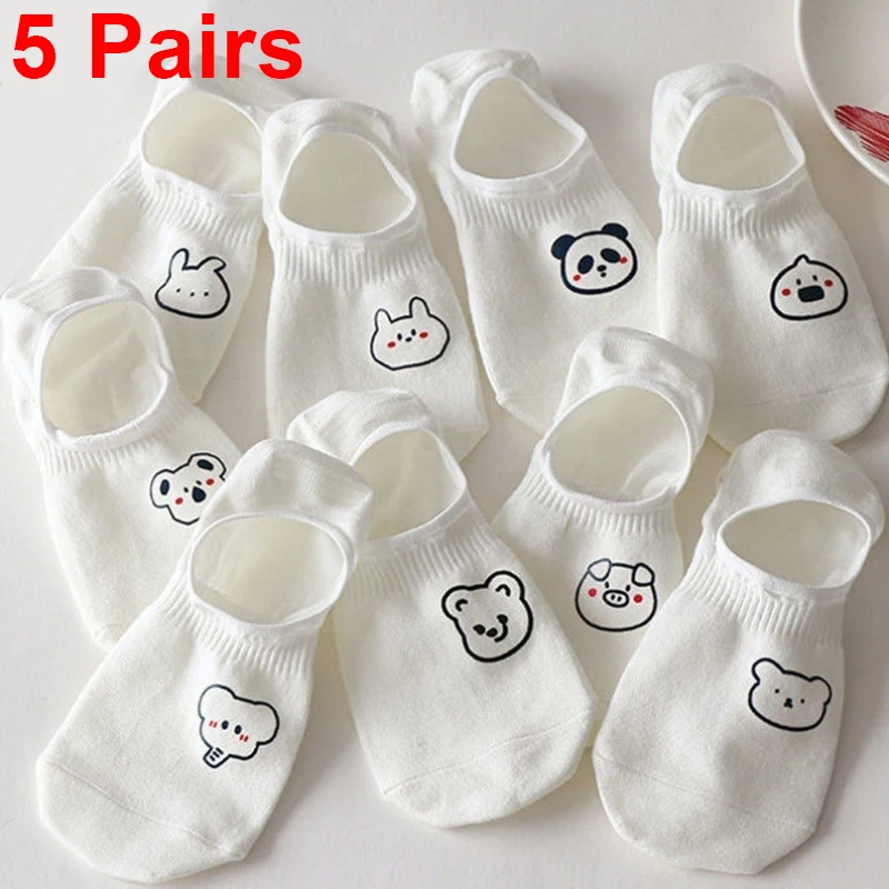 HOT Solid White Socks Cartoon Animal Low Cut Cotton Socks Casual Boat Sock Breathable Non-slip Sox Shallow Mouth Socks
HOT Solid White Socks Cartoon Animal Low Cut Cotton Socks Casual Boat Sock Breathable Non-slip Sox Shallow Mouth Socks