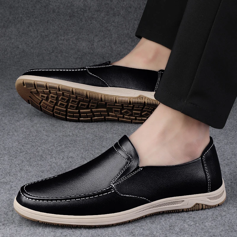 2026 Spring Luxury Brand Men's Genuine Leather Shoes 38-47 Soft High Quality Loafers Mans Casual Leather Driving Business Shoes
2026 Spring Luxury Brand Men's Genuine Leather Shoes 38-47 Soft High Quality Loafers Mans Casual Leather Driving Business Shoes