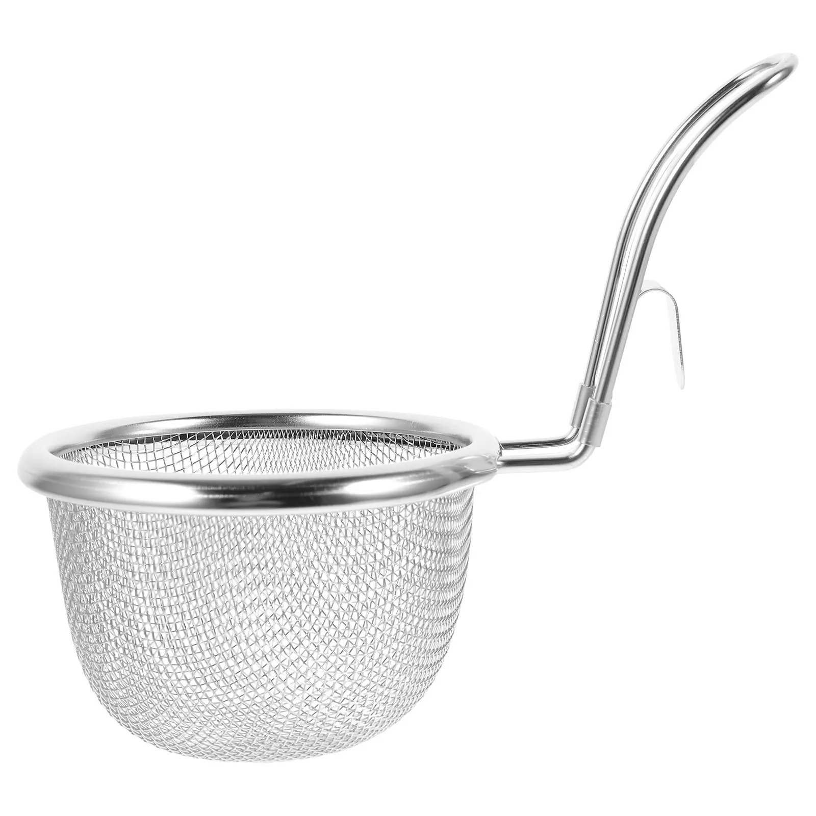 Stainless Steel Colander Noodle Strainer For Hot Pot Pasta Spaghetti With Handle Kitchen Tool Large Capacity Reusable
Stainless Steel Colander Noodle Strainer For Hot Pot Pasta Spaghetti With Handle Kitchen Tool Large Capacity Reusable