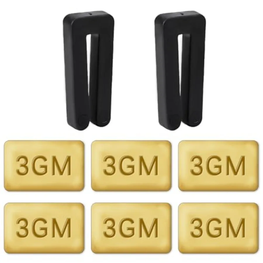 8PCS Ceiling Fan Blade Balancing Kit Including Fan Balancing Clips and 6pcs Metal Self-Adhesive 3G Weight Practical Fan Balance
8PCS Ceiling Fan Blade Balancing Kit Including Fan Balancing Clips and 6pcs Metal Self-Adhesive 3G Weight Practical Fan Balance
