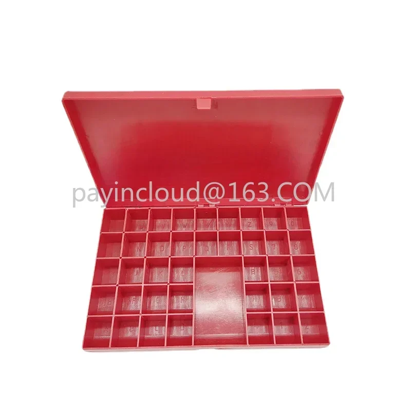 Red plastic lead word box non-destructive testing lead word NDT industrial flaw detection testing solid lead word box
Red plastic lead word box non-destructive testing lead word NDT industrial flaw detection testing solid lead word box