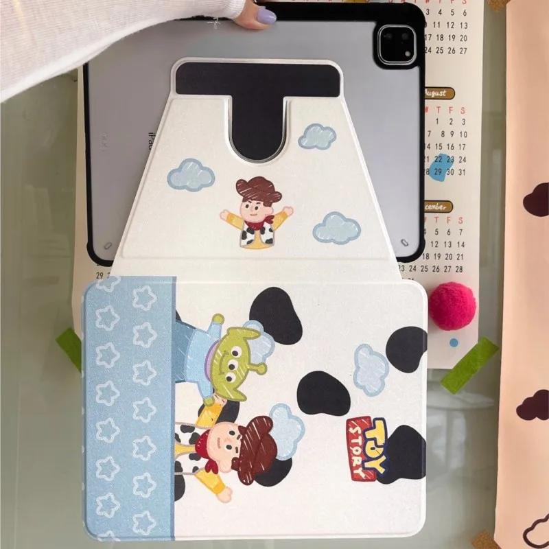 Cute Toy Story Cartoon pattern 360° Rotating Stand Tablet Case for iPad Pro 11/12.9/13in Air6/7/8 11/13in M2 M3 M4 M5 2026 Cover
Cute Toy Story Cartoon pattern 360° Rotating Stand Tablet Case for iPad Pro 11/12.9/13in Air6/7/8 11/13in M2 M3 M4 M5 2026 Cover