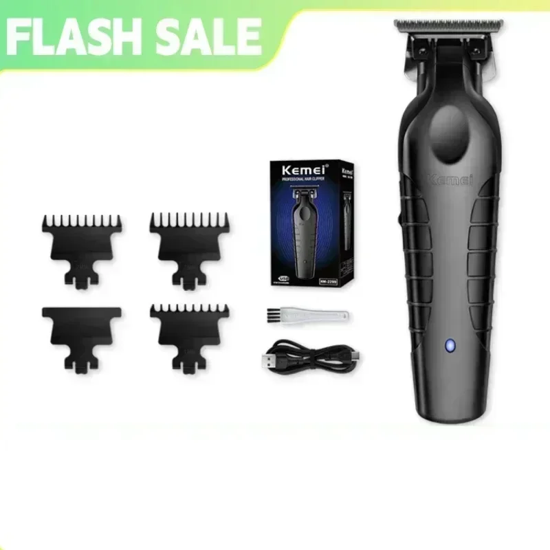 Kemei Men's Cordless Hair Clipper USB Rechargeable Electric Hair Clipper KM-2299 Trimmer Electric Hair Cutting Machine KM-2299
Kemei Men's Cordless Hair Clipper USB Rechargeable Electric Hair Clipper KM-2299 Trimmer Electric Hair Cutting Machine KM-2299