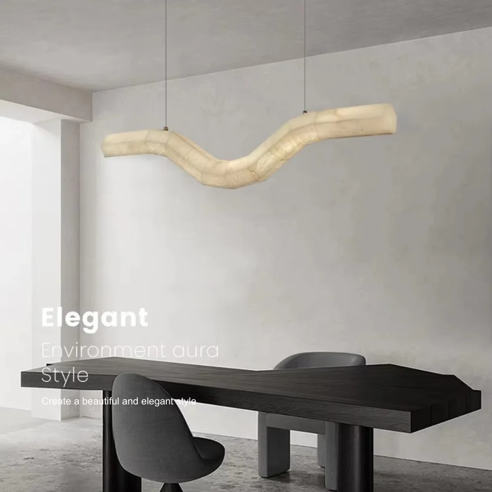 Designer Island Marble Pendant Light Modern Restaurant Alabaster Chandelier Adjustable Led Ceiling Light Stepless Dimming 3000K
Designer Island Marble Pendant Light Modern Restaurant Alabaster Chandelier Adjustable Led Ceiling Light Stepless Dimming 3000K