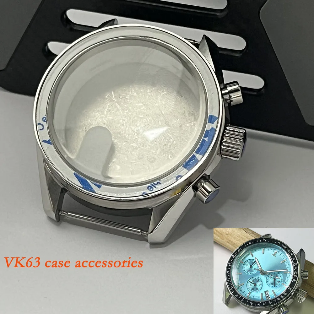 39.8mm VK63 case watch modification case accessories and moon pattern back cover chronograph stainless steel sealed bottom
39.8mm VK63 case watch modification case accessories and moon pattern back cover chronograph stainless steel sealed bottom