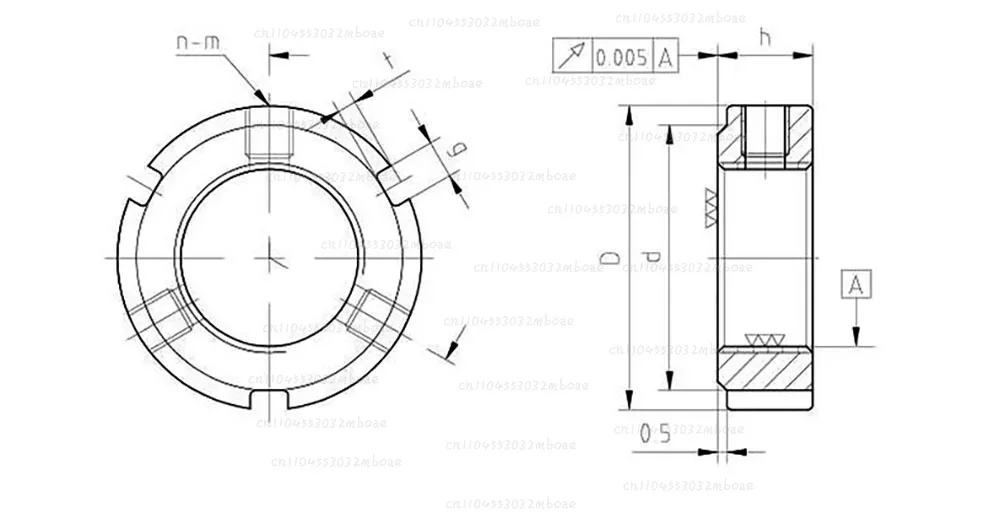 Контргайка R-типа радиальная прецизионная самоконтрящаяся круглая гайка из стали 42CrMo M6 M8 M10 M12 M14 M15 M16 M17
Контргайка R-типа радиальная прецизионная самоконтрящаяся круглая гайка из стали 42CrMo M6 M8 M10 M12 M14 M15 M16 M17