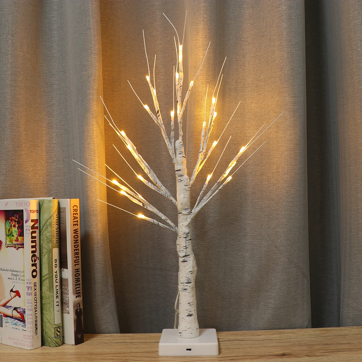 24 LEDs White Birch Tree Lamp Rechargeable Desk Night Light Eco Friendly Energy Saving Bedroom Living Room Decor Gifts
24 LEDs White Birch Tree Lamp Rechargeable Desk Night Light Eco Friendly Energy Saving Bedroom Living Room Decor Gifts