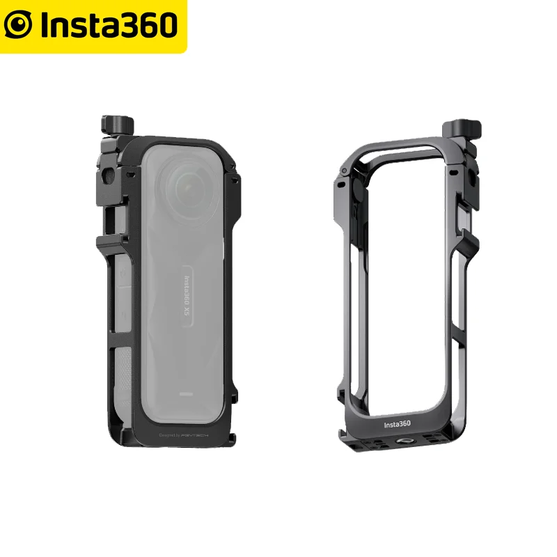 Insta360 X5 Full-metal Utility Frame Two cold shoe mounts and1/4" mounting points Protective Case Camera Accessories
Insta360 X5 Full-metal Utility Frame Two cold shoe mounts and1/4" mounting points Protective Case Camera Accessories