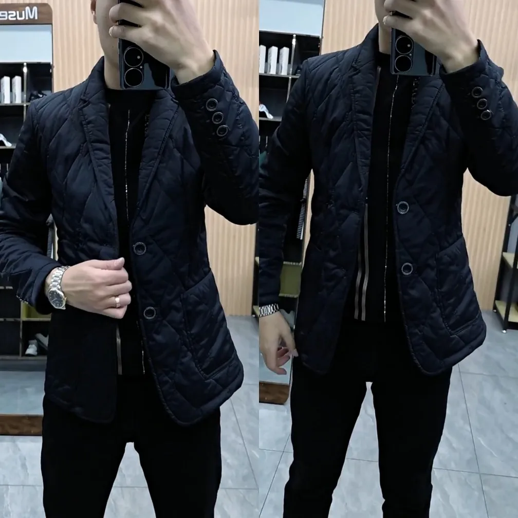 Men's Faionable Casual Long Sve Cotton Jaet Autumn Winter Sle 966 Ele Versatile Busin Leisure Outerwear
Men's Faionable Casual Long Sve Cotton Jaet Autumn Winter Sle 966 Ele Versatile Busin Leisure Outerwear