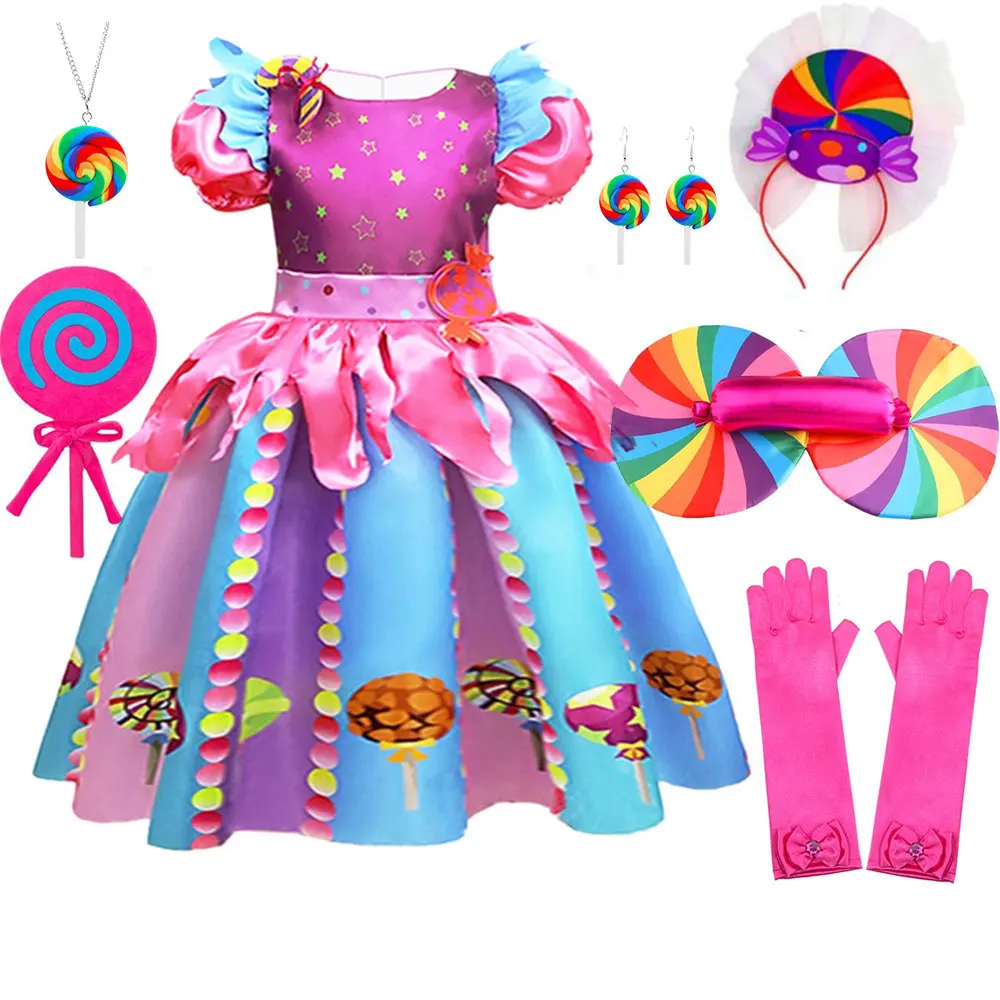 2024 Purim Festival Lolipop Costume Girls Carnival Sweet Candy Cane Clothing Cosplay Toddler Color Princess Paarty Apparel Robe
2024 Purim Festival Lolipop Costume Girls Carnival Sweet Candy Cane Clothing Cosplay Toddler Color Princess Paarty Apparel Robe