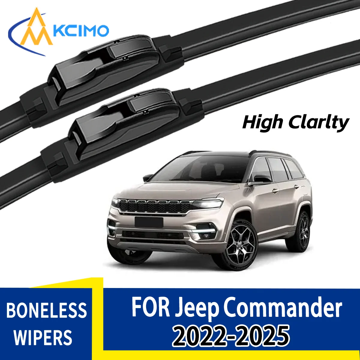 For Jeep Commander 2022-2025 2023 Automobiles Durable Quiet Front Windscreen Wiper Blades Auto Window Replacement Accessories
For Jeep Commander 2022-2025 2023 Automobiles Durable Quiet Front Windscreen Wiper Blades Auto Window Replacement Accessories