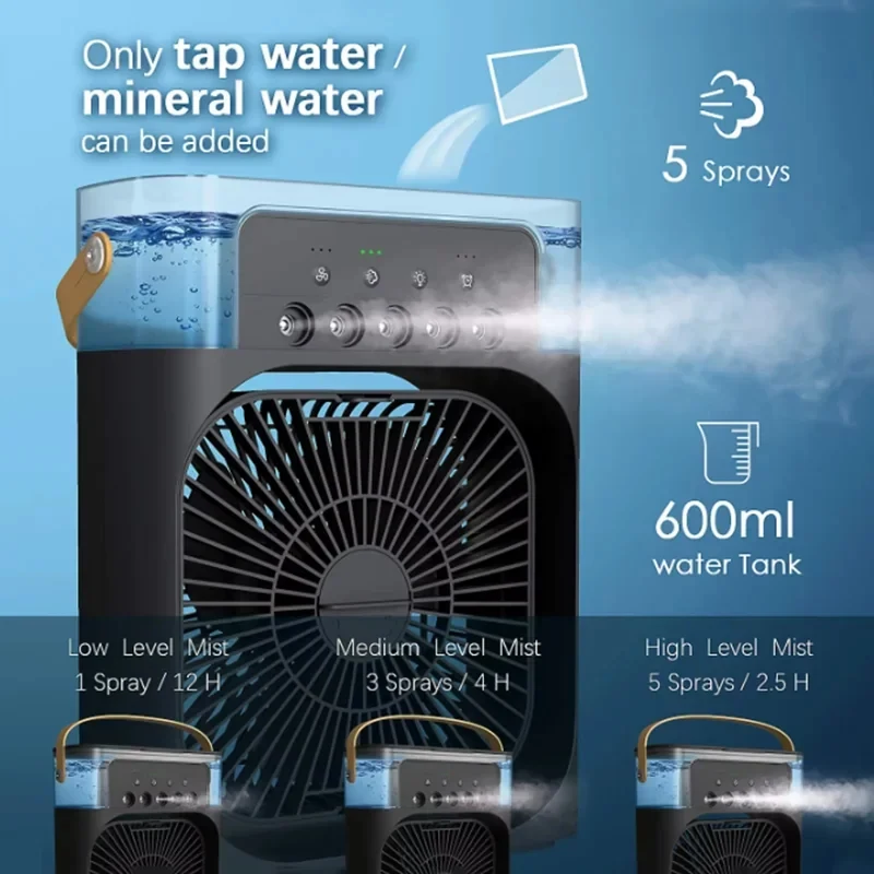 New Arrival 5 Nozzle Mist Humidifier Fan Portable USB Desktop Handheld Big Wind Silent Mini Spray Cooling Fan Indoor Outdoor Per
New Arrival 5 Nozzle Mist Humidifier Fan Portable USB Desktop Handheld Big Wind Silent Mini Spray Cooling Fan Indoor Outdoor Per