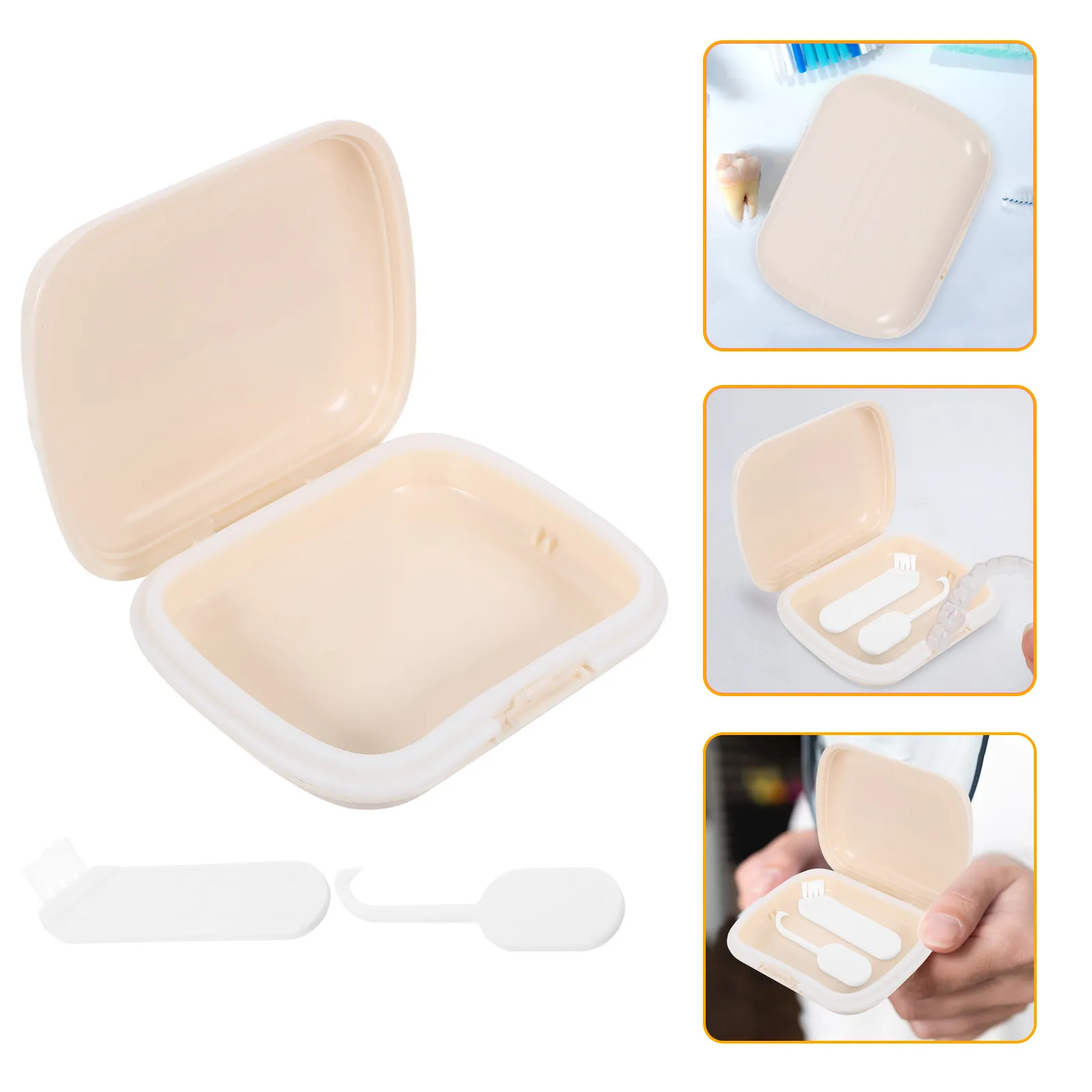 1Set Portable Retainer Case Silicone Denture Box Compact Travel Orthodontic Retainer Holder Protective Outdoor Mouth Guard Case
1Set Portable Retainer Case Silicone Denture Box Compact Travel Orthodontic Retainer Holder Protective Outdoor Mouth Guard Case