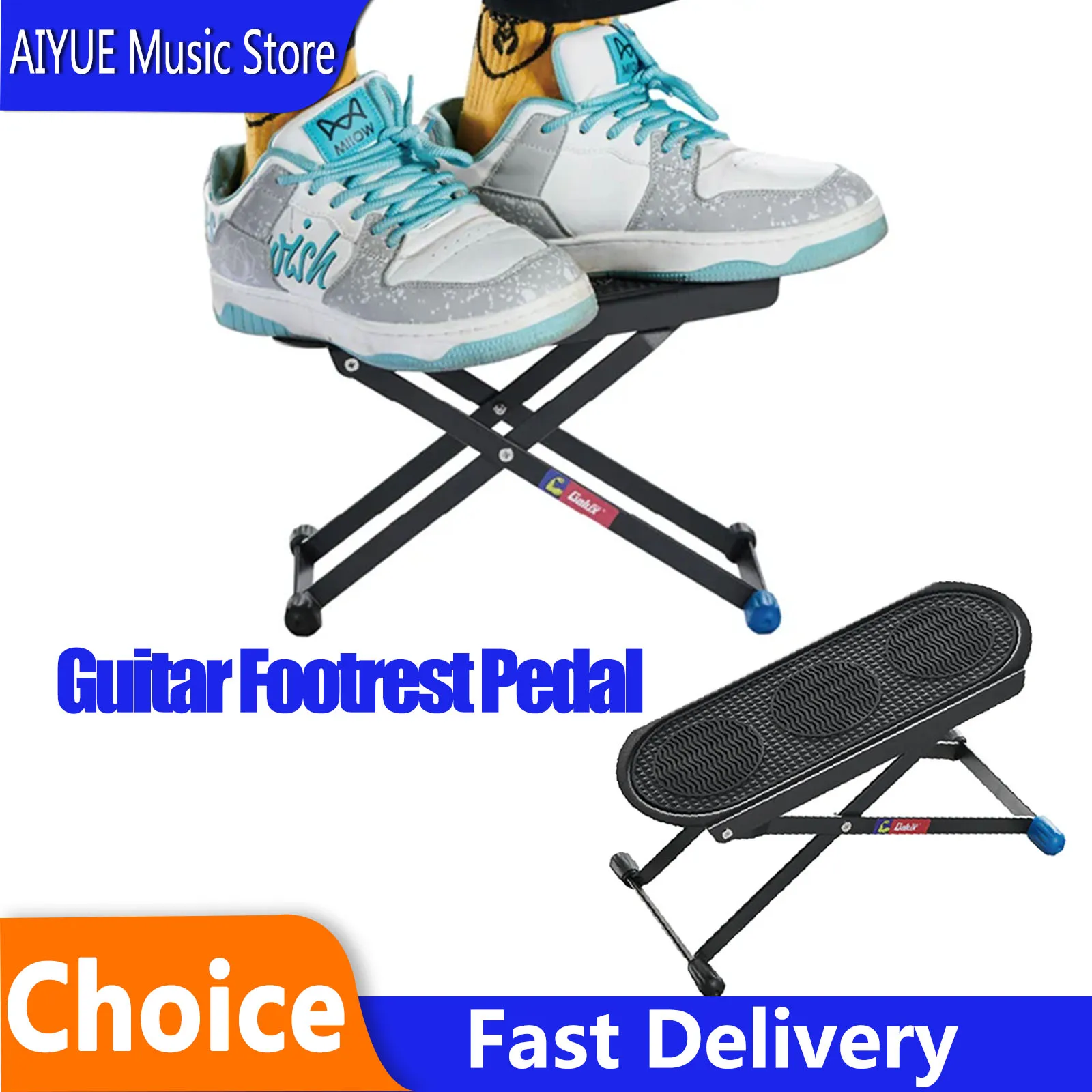 Galux Guitar Footrest Pedal Adjustable Folding 5-Position Height Footboard Metal Non-Slip Rubber Pad Guitar Parts Accessories
Galux Guitar Footrest Pedal Adjustable Folding 5-Position Height Footboard Metal Non-Slip Rubber Pad Guitar Parts Accessories
