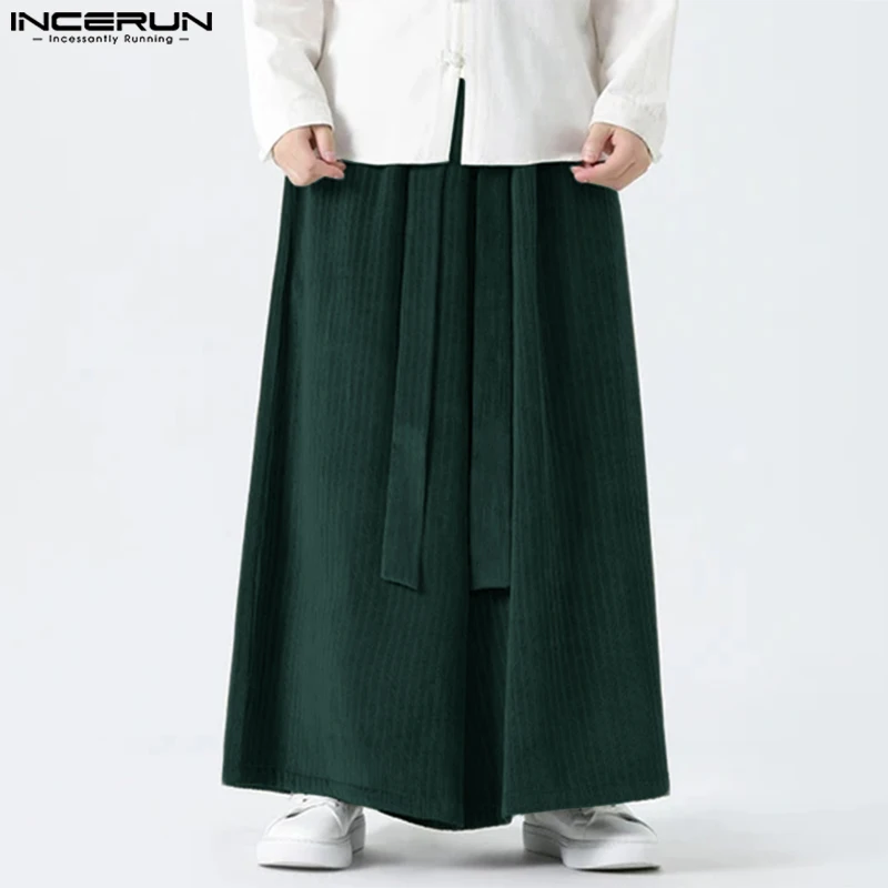 INCERUN 2025 Korean Style Trousers Fashion Men's Loose Corduroy Design Waistband Pantalons Casual Streetwear Wide Leg Long Pants
INCERUN 2025 Korean Style Trousers Fashion Men's Loose Corduroy Design Waistband Pantalons Casual Streetwear Wide Leg Long Pants