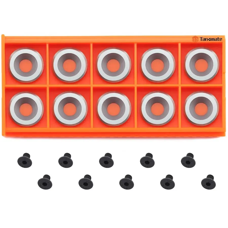 8-дюймовые 16-миллиметровые отрицательные грабли, круглые твердосплавные сменные режущие вставки, подходящие для токарных станков по дереву с размером Full и PRO, C
8-дюймовые 16-миллиметровые отрицательные грабли, круглые твердосплавные сменные режущие вставки, подходящие для токарных станков по дереву с размером Full и PRO, C