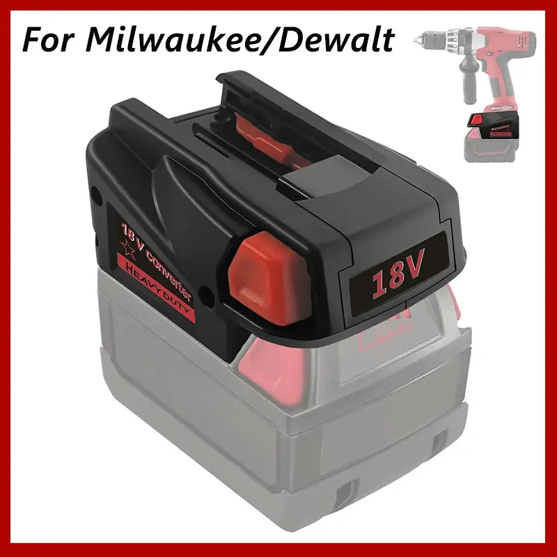 New ML18DL Lithium Battery Converter Adapter for Mil-Waukee 18V M-18 Li-Ion Battery To for Dewalt 20V Cordless Power Tools
New ML18DL Lithium Battery Converter Adapter for Mil-Waukee 18V M-18 Li-Ion Battery To for Dewalt 20V Cordless Power Tools