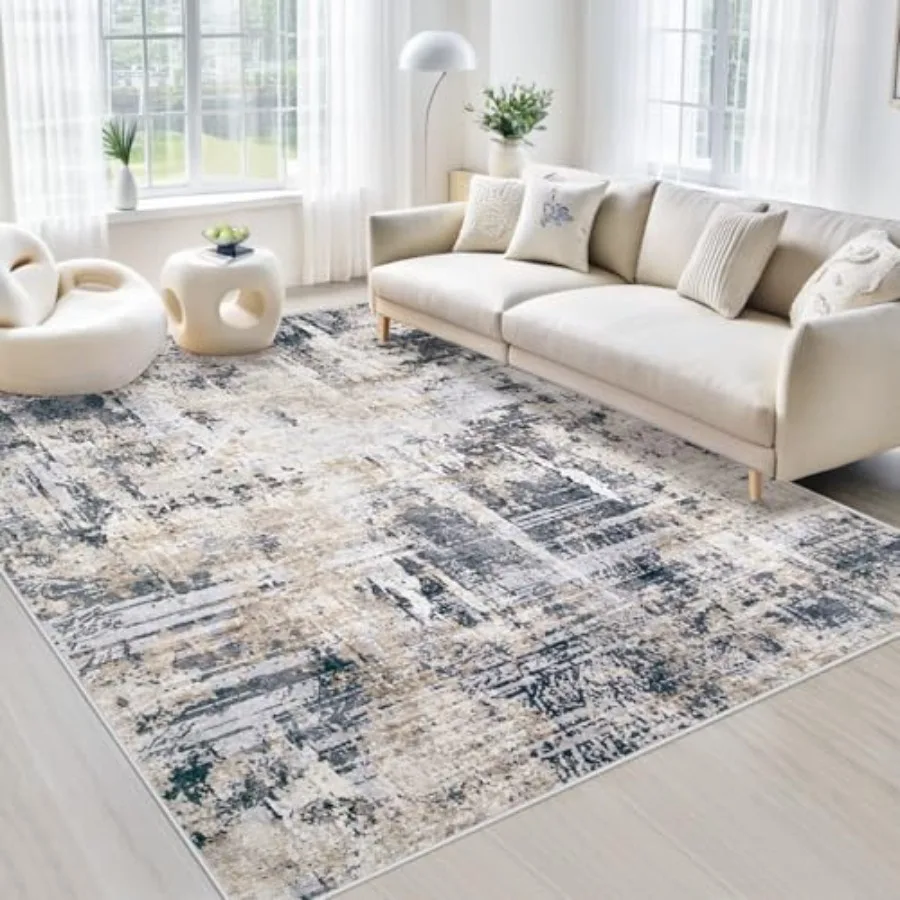 Area Rugs 6x9 Living Room: Washable Modern Abstract Large Rug Soft Non-Slip Neutral Stain-Resistant Indoor Carpet for Bedroom K
Area Rugs 6x9 Living Room: Washable Modern Abstract Large Rug Soft Non-Slip Neutral Stain-Resistant Indoor Carpet for Bedroom K