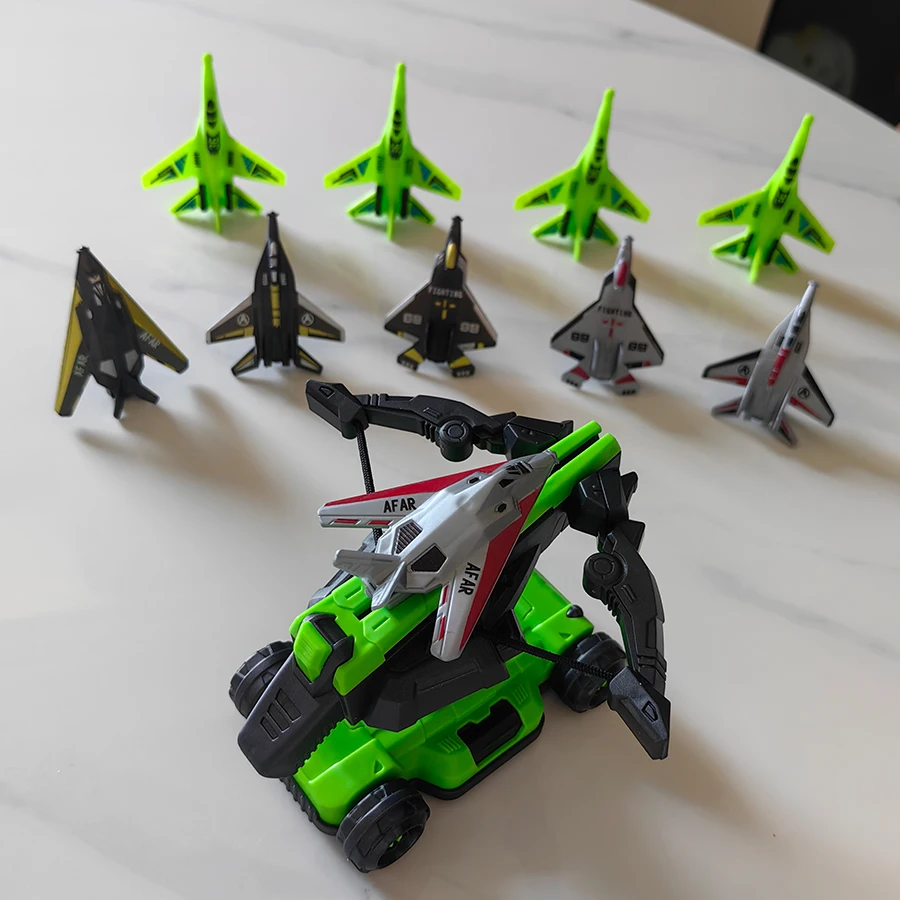 Boy's catapult airplane toy set, suitable for children's social interaction, boy's birthday gift
Boy's catapult airplane toy set, suitable for children's social interaction, boy's birthday gift