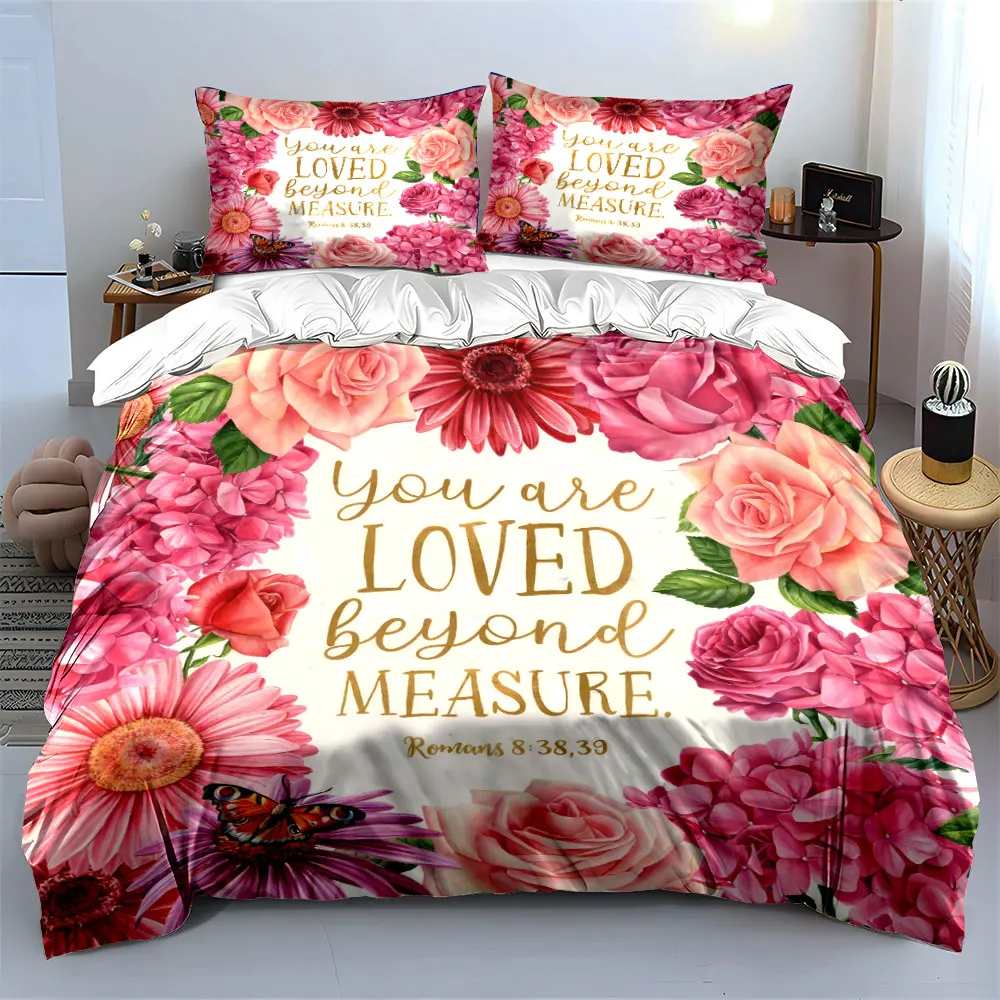 Floral Design Set for Inspiration Scene kid's and adults' bedroom decor, Exquisite three-piece bedding set gift
Floral Design Set for Inspiration Scene kid's and adults' bedroom decor, Exquisite three-piece bedding set gift