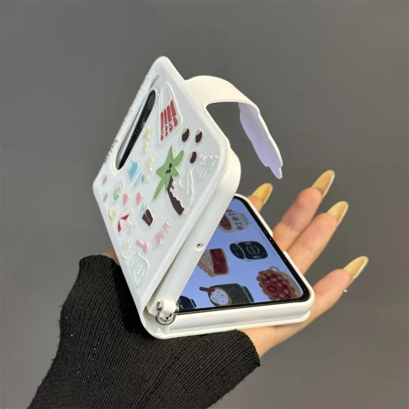 Book Style Phone Case for Honor Magic V Flip Case Cute White Leather Cover Cartoon Sticker Funda with Hand Strap
Book Style Phone Case for Honor Magic V Flip Case Cute White Leather Cover Cartoon Sticker Funda with Hand Strap