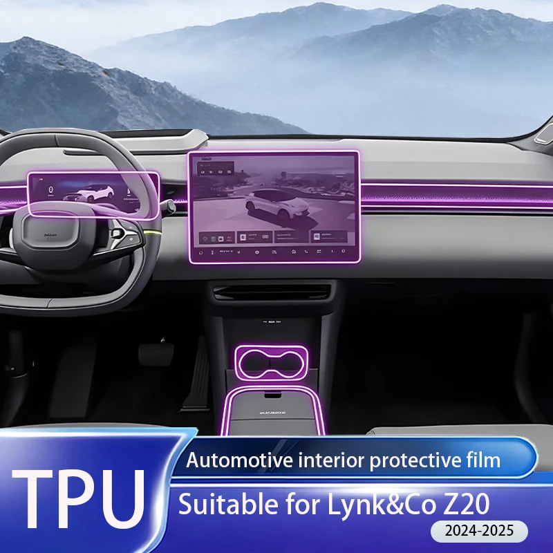 Fit for Lynk&Co Z20 2024-2025 Transparent TPU PPF Film LCD Display Nav Panel Center Console Anti Scratch Interior Protect Access
Fit for Lynk&Co Z20 2024-2025 Transparent TPU PPF Film LCD Display Nav Panel Center Console Anti Scratch Interior Protect Access