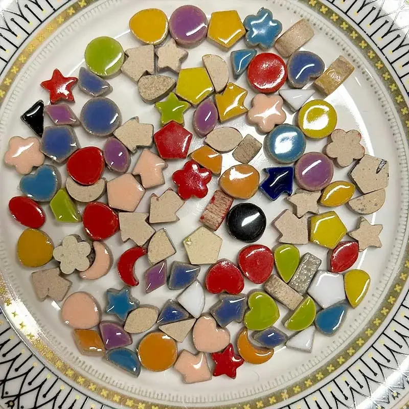 DIY 50g Ceramic Mosaic Tiles for crafts Handmade Ornaments Tiles Crafts Mixd Colorful Crystal for Decorative Materials arte 97
DIY 50g Ceramic Mosaic Tiles for crafts Handmade Ornaments Tiles Crafts Mixd Colorful Crystal for Decorative Materials arte 97
