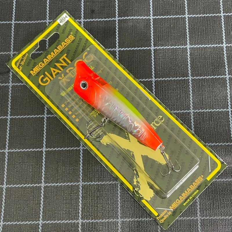 8047 MEGAIMABASS The same replica of the LURETV brand water surface false bait, with double air outlets for wave climbing
8047 MEGAIMABASS The same replica of the LURETV brand water surface false bait, with double air outlets for wave climbing
