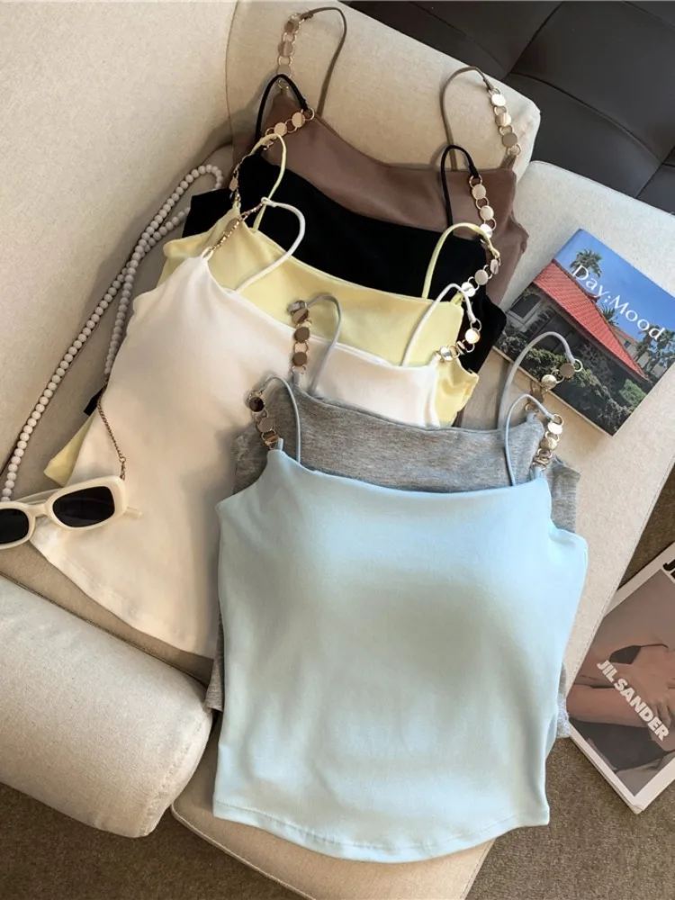 Dopamine Women's Summer Thai Style Sweet Hot Girl Tube Top Vest Beautiful Pad Bralette Sexy Chic Trendy Korean Fit Shirt
Dopamine Women's Summer Thai Style Sweet Hot Girl Tube Top Vest Beautiful Pad Bralette Sexy Chic Trendy Korean Fit Shirt