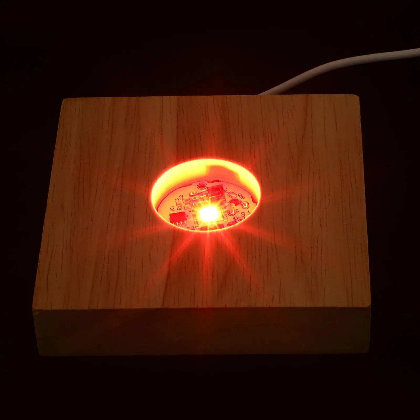 Solid Wood Light Base Crystal Ball Base Colorful Display St for Crystal Ball Home Decor USB Powered Durable Lighting Effect
Solid Wood Light Base Crystal Ball Base Colorful Display St for Crystal Ball Home Decor USB Powered Durable Lighting Effect