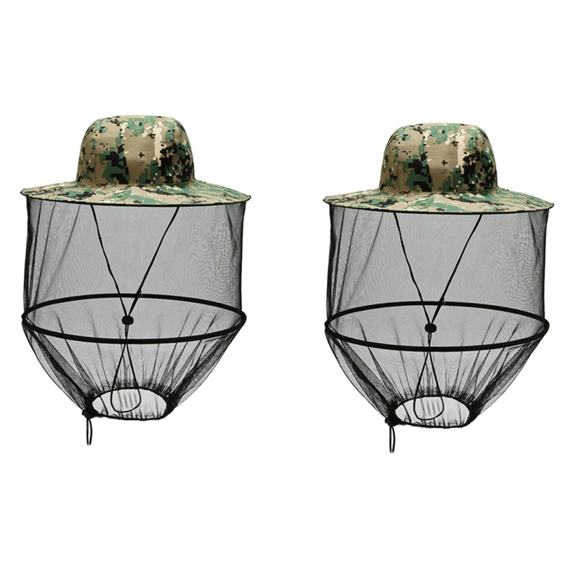 DW-Green Camouflage Outdoor Anti-Mosquito Fishing Net Hat, Suitable for Fishing, Camping and Other
DW-Green Camouflage Outdoor Anti-Mosquito Fishing Net Hat, Suitable for Fishing, Camping and Other