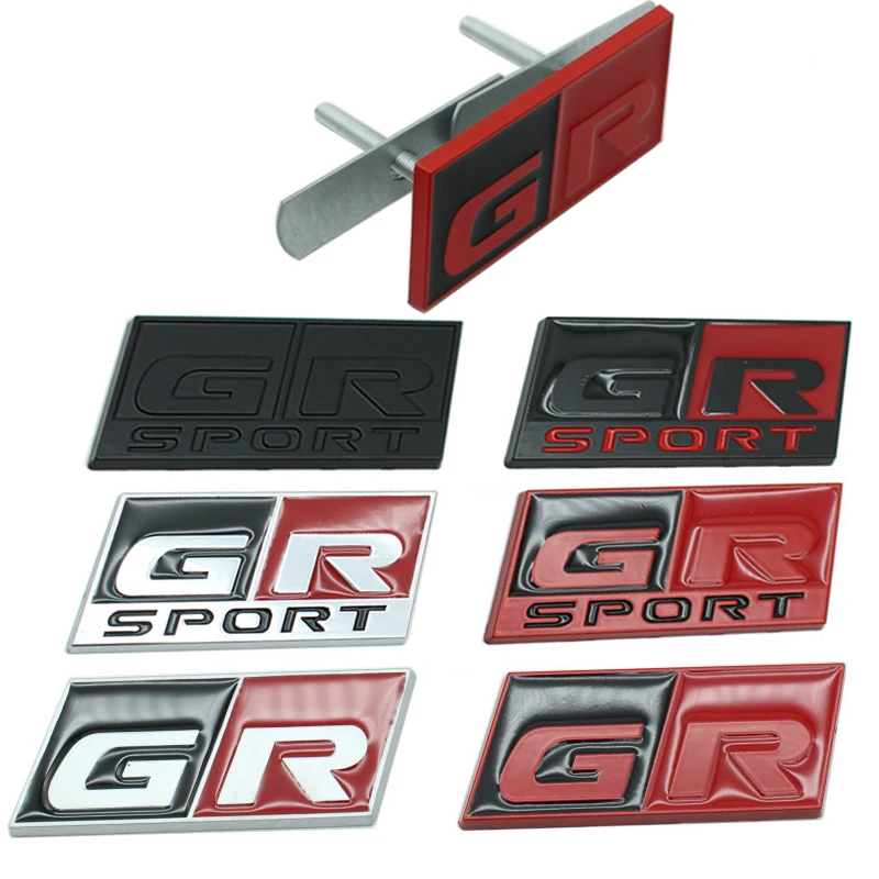 3D Metal GR Sport Logo Car Front Grille Emblem Trunk Badge Sticker For Toyota Yaris CHR RAV4 Prius Corolla Revo Hilux Harrier RZ
3D Metal GR Sport Logo Car Front Grille Emblem Trunk Badge Sticker For Toyota Yaris CHR RAV4 Prius Corolla Revo Hilux Harrier RZ