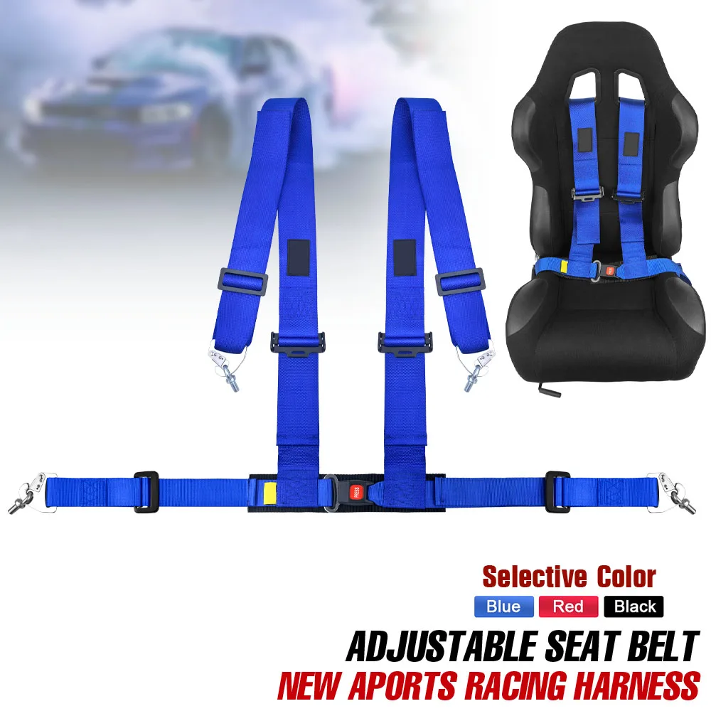 Universal 3inch Racing Seat Belts Adjustable 4 Point Buckle Car Harness Safety Sports Racing Seats Belt Nylon with OM* logo
Universal 3inch Racing Seat Belts Adjustable 4 Point Buckle Car Harness Safety Sports Racing Seats Belt Nylon with OM* logo