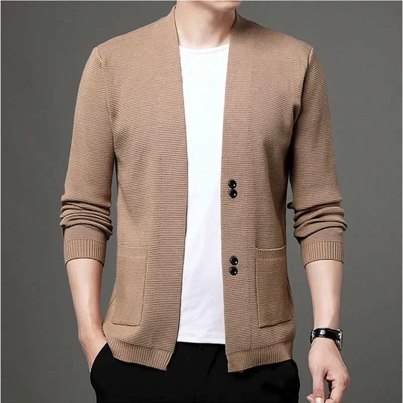 2025 New Men Clothing Sweaters Sweatercoats Cardigans Male Casual Fashion Slim Fit Large Size Solid Color Knitted Sweaters Men
2025 New Men Clothing Sweaters Sweatercoats Cardigans Male Casual Fashion Slim Fit Large Size Solid Color Knitted Sweaters Men