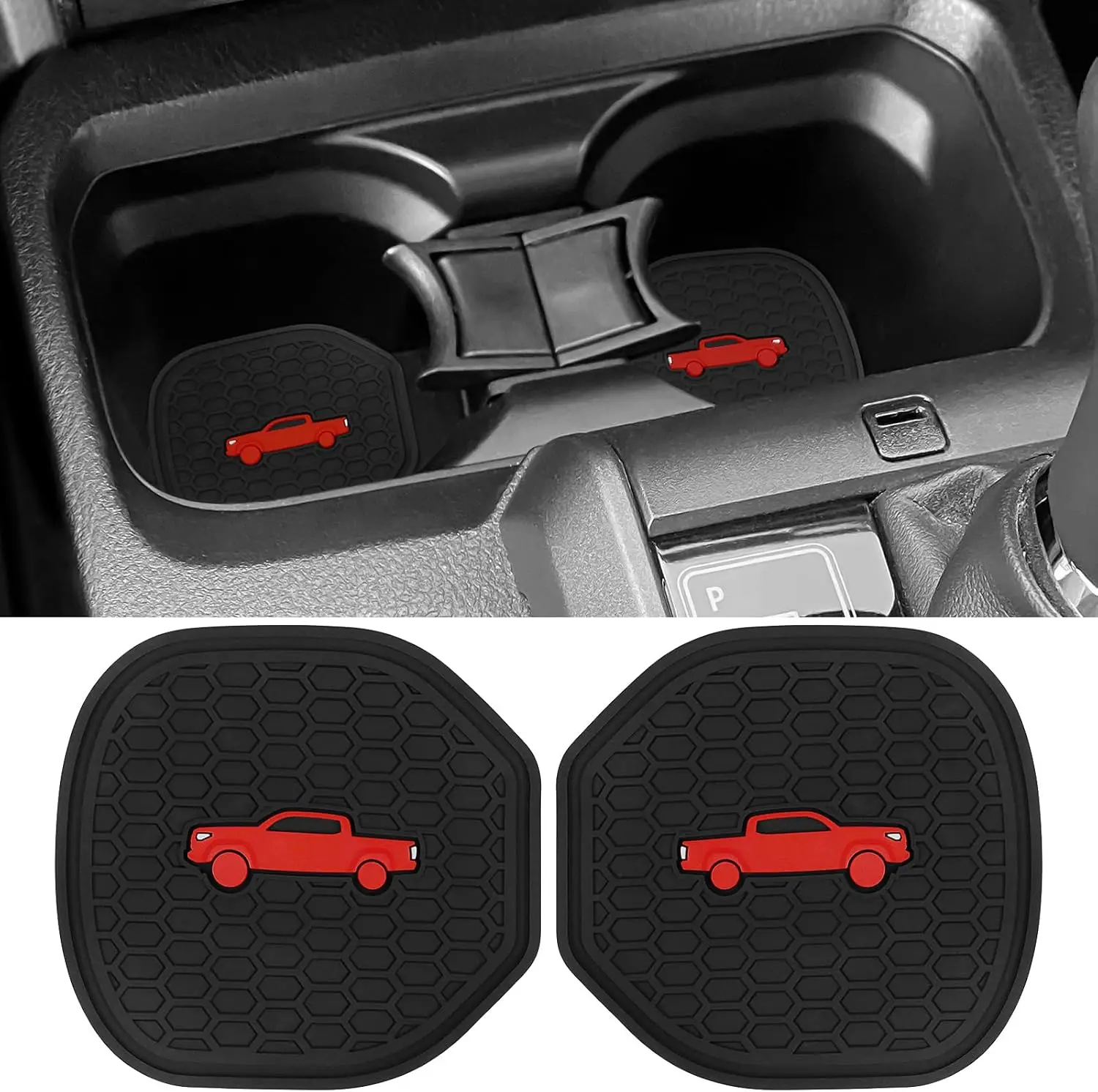 Cup Holder Coaster for Toyota Tacoma 2016 - 2019 2020 2021 2022 2023 Accessories,Silicone Cup Inserts Interior Mats
Cup Holder Coaster for Toyota Tacoma 2016 - 2019 2020 2021 2022 2023 Accessories,Silicone Cup Inserts Interior Mats