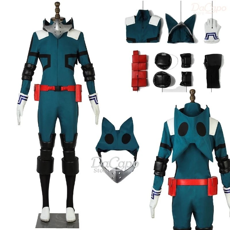 Anime Midoriya Izuku Cosplay My Hero Jumpsuit Deku Green Uniforms Wig Academi High Quality Uniform Prop Outfit Fullset Clothing
Anime Midoriya Izuku Cosplay My Hero Jumpsuit Deku Green Uniforms Wig Academi High Quality Uniform Prop Outfit Fullset Clothing