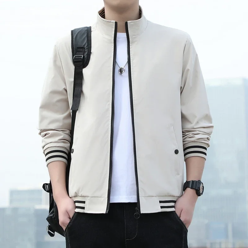 2025 2025 Spring And Autumn Jackets Men‘s Coats Streetwear Standard Collar Striped Patchwork Fashion Clothing Trends Slim Fit
2025 2025 Spring And Autumn Jackets Men‘s Coats Streetwear Standard Collar Striped Patchwork Fashion Clothing Trends Slim Fit