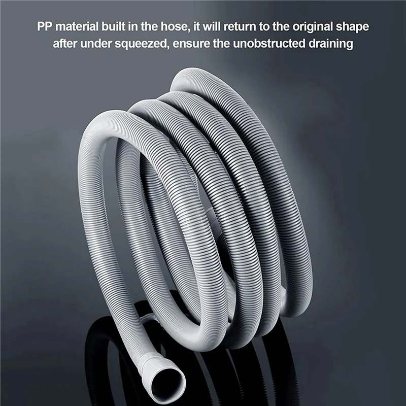 【Today Only】2X Washing Machine Drain Hose 10 Ft Flexible Dishwasher Drain Hose Extension Kits Corrugated Washer Discharge Hose 
【Today Only】2X Washing Machine Drain Hose 10 Ft Flexible Dishwasher Drain Hose Extension Kits Corrugated Washer Discharge Hose