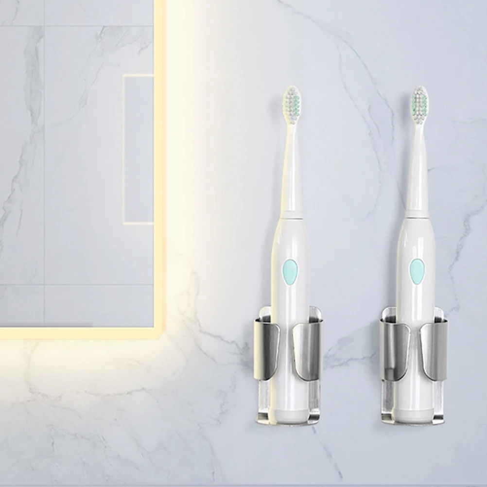 2pcs Electric Toothbrush Stand Stainless Steel Storage Rack Silver Wall Mount Punch Free Bathroom Accessory Shelf Holder
2pcs Electric Toothbrush Stand Stainless Steel Storage Rack Silver Wall Mount Punch Free Bathroom Accessory Shelf Holder