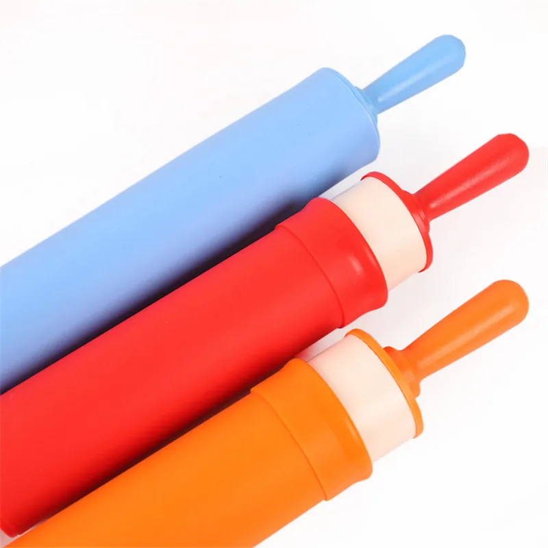 30x4.5cm Non-stick Silicone Rolling Pin Fondant DIY Kitchen Dumpling Roller Cake Noodles Bakeware Tool
30x4.5cm Non-stick Silicone Rolling Pin Fondant DIY Kitchen Dumpling Roller Cake Noodles Bakeware Tool